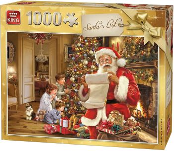 KING05767 - Puzzle de 1000 piezas La lista de Navidad