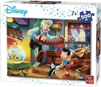 KING55915 - Puzzle 500 Piezas Pinocho