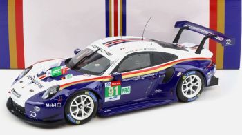 IXO-LEGT12004 - PORSCHE 911 RSR #91 2º de las 24H de Le Mans 2018 LIETZ / BRUNI / MAKOWIECKI