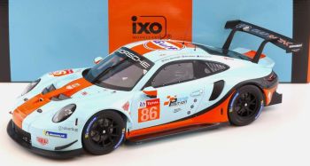 IXO-LEGT12008 - PORSCHE 911 RSR #86 Gulf Racing 24H de Le Mans 2018 WAINWRIGHT / BARKER / DAVISON