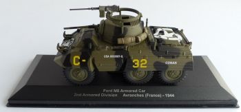 MAGMIVFORDM8 - Coche blindado ligero FORD M8 2ª división blindada Batalla de Avranche Normandía Francia 1944