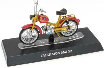 MAGMOT035 - Ciclomotor OMER Mon AMI 3v amarillo y rojo