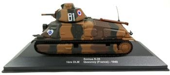 MAGMVSOMUA - Tanque de batalla francés SOMUA S-35 1st DLM Quessnoy Francia 1940