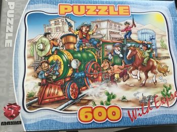 MAX6000501 - Puzzle 600 Piezas Locomotora - 48;5 x 33;5 cm