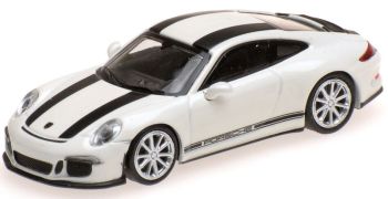 MNC870066226 - PORSCHE 911 R 2016 blanco con franjas negras