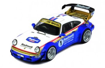 IXOMOC306 - PORSCHE 964 RWB Blanco y azul RAUCH-WELT