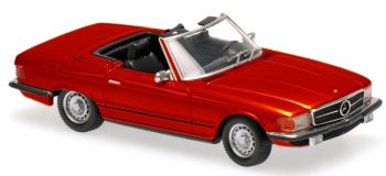 MXC940033432 - MERCEDES BENZ 350SL 1974 descapotable abierto rojo