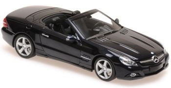 MXC940037531 - MERCEDES BENZ Clase SL cabriolet open 2008 azul oscuro metalizado