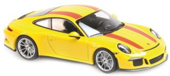 MXC940066221 - PORSCHE 911 R 2016 amarillo con franjas rojas