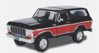 MMX79371BK - FORD Bronco HardTop 1978 Negro y Rojo