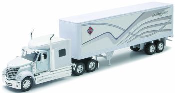 NEW10183 - INTERNATIONAL 6x4 blanco con carrocería semirrígida blanca 2 ejes rotulación INTERNATIONAL LONE STAR