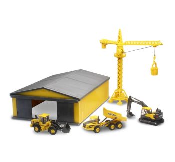 NEW32105 - Caja de obra con máquinas VOLVO