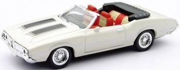 NEW48013N - OLDSMOBILE 442 W-30 1970 capot descapotable gris con franjas negras