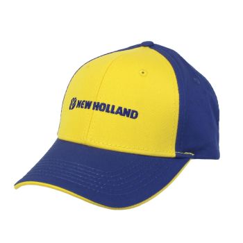 NH2186 - Gorra amarilla y azul NEW HOLLAND