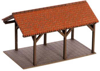 NOC14355 - Cochera para montar dimensiones 6;5 x 3;5 x 3;8 cm