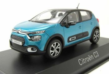 NOREV155264 - CITROEN C3 2020 azul verde metalizado techo negro
