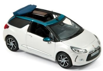 NOREV155298 - CITROEN DS3 Cabrio "Blanco perla y esmeralda" (2015)