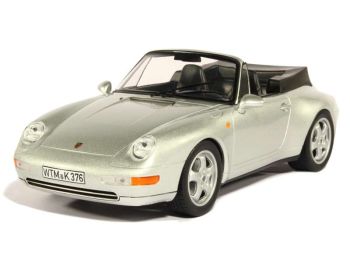 NOREV187592 - PORSCHE 911 Carrera descapotable plata metal 1994