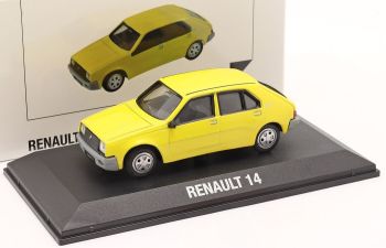 NOREV75930 - RENAULT R14 1976 GTL fase I fabricante caja amarilla