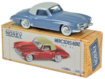 NOREVCL3511 - MERCEDES BENZ 190 SL 1956 azul gris claro