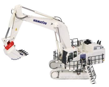 NZG9992/01 - Excavadora KOMATSU PC1250 con enganche rápido Blanco