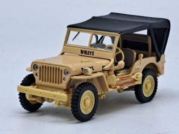 CAR91860 - JEEP Beige militar estadounidense cerrado