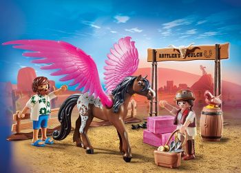 PLAY70074 - Playmobil La película Marla y Del con caballo alado