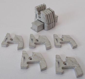 PMAA-012 - Porta pesas miniatura FIAT con 10 pesas para pintar