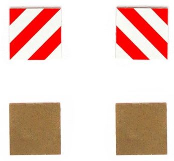 PMAA-205 - Set de 2 paneles Plantilla cuadrada sin soporte 13;2 x 13;2 mm