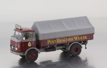PRX12155 - Bandeja de lona MERCEDES BENZ LP911 4x2 Post Brauerei limitada a 1000 ejemplares