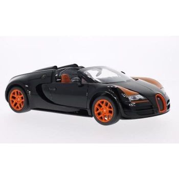RAS43900NOIREORANGE - BUGATTI Veyron 16.4 Grand Sport Speed negro naranja