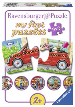 RAV070367 - 9 Puzzles - 2 piezas - Vehículos