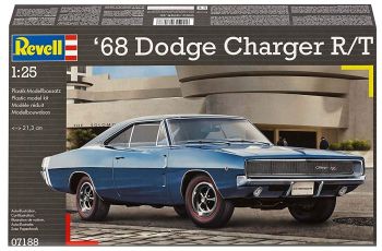REV07188 - DODGE Charger R/T modelo 1968 para montar y pintar