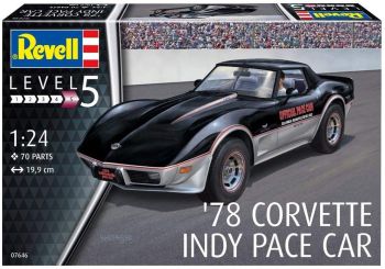 REV07646 - CHEVROLET Corvette 1978 Indy Space maqueta de coche para montar y pintar