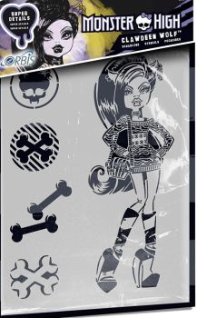 REV30219 - Plantilla MONSTER HIGH - Clawdeen Wolf