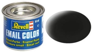 REV32108 - Pintura Esmalte Negro Mate 14ml