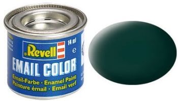 REV32140 - Pintura esmalte verde negro mate 14ml