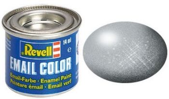 REV32190 - Pintura esmalte plata metalizada 14ml