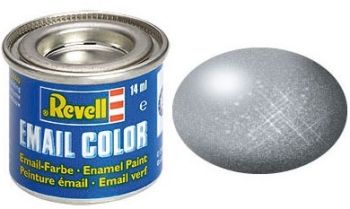 REV32191 - Pintura esmalte gris acero metalizado 14ml