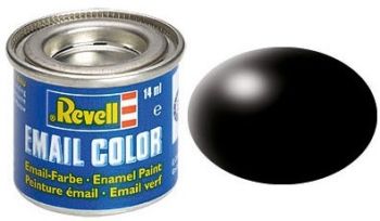 REV32302 - Pintura esmalte negro satinado 14ml