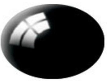 REV36107 - Pintura acrílica negra brillo bote 18 ml