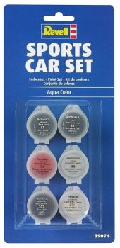 REV39074 - Juego de pintura acrílica para coche deportivo; 6 colores; tarro de 5 ml