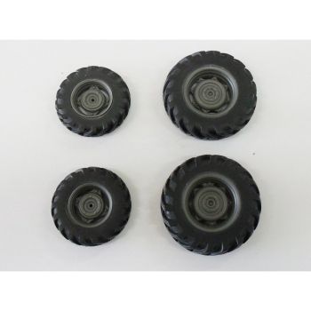 ART04239 - 4 ruedas tractoras - Delanteras 38mm - Traseras 49mm