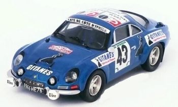 TRORRFR14 - RENAULT-ALPINE A110 #43 Bandama Rally 1974 S.MEHTA / M.DOUGHTY