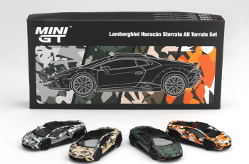 MGTS0026 - Set de 4 modelos LAMBORGHINI Huracán Steratto todoterreno 2025