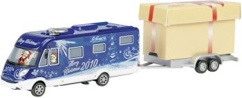 SCH25828 - HYMERMOBIL Navidad 2010 con remolque de 2 ejes y regalo de Navidad gigante