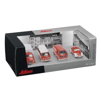 SCH25901 - Conjunto de camiones de bomberos alemanes