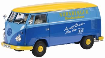 SCH279 - VOLKSWAGEN T1 marca Nurnberger Nachrichten techo azul amarillo