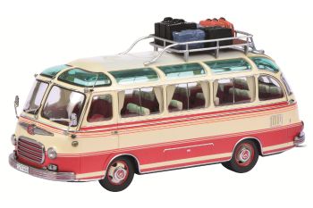 SCH2925 - SETRA S6 beige rojo limitada a 1000 ejemplares