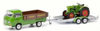 SCH3342 - VOLKSWAGEN T2 Pick-up con plataforma y FENDT Dieselroos Servicio FENDT limitado a 750 unidades